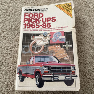 Chilton Repair & Tune up Service Manual Ford Pick Up 1965-86 F100 F150 F250 6913